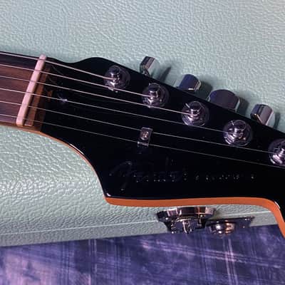 MINTY ! 2021 Fender Limited American Ultra Strat HSS - Denim Burst - GC Limited Edition - 8lbs - Lollar Upgraded P90 Pick-Ups image 4