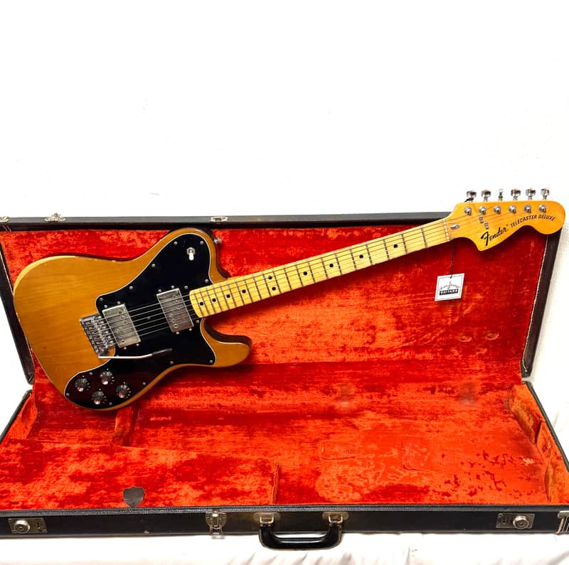 Fender Telecaster Deluxe w/ RARE Factory Tremolo 1973-1974 - Mocha Brown image 1
