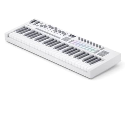 Novation Launchkey 49 MK4 USB MIDI Keyboard Controller, White image 2