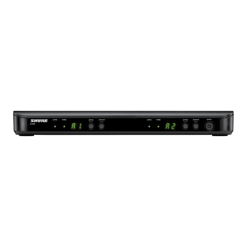 Shure BLX88 Dual Analog Wireless Receiver for BLX System w Frequency QuickScan imagen 1