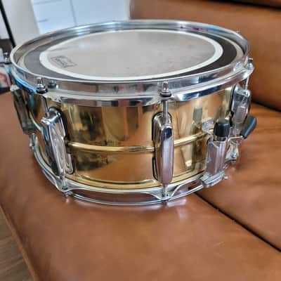 Vintage Tama Artstar ES 14x6.5 Brass Snare Drum MIJ Japan w/ Mighty Hoops image 5