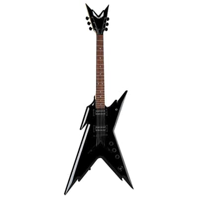 New Dean Razorback X Classic Black Electric Guitar NEW w/ Gig Bag image 3