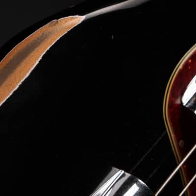 Fender Custom Shop 1962 Relic Jazz Bass - Aged Black image 21