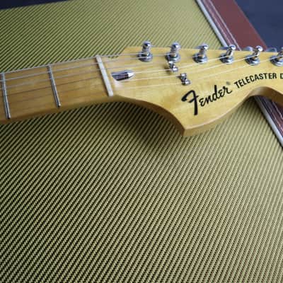 Fender Telecaster Deluxe 1975 w/ Original 1973 neck Walnut Mocha Vintage HH double cunife wide range humbuckers w/ HSC Brown Rare image 12