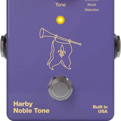Harby Noble Tone Overdrive Effects Pedal image 1