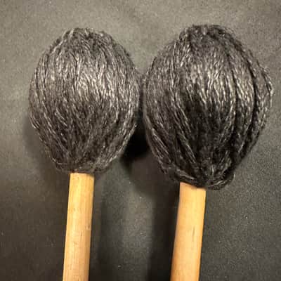 Mike Balter 25B, B25B Pro Vibe Mallets, RE-WRAPPED with Black Cord, Jazz Mallets, Birch, 1 Pair-Very Good image 4