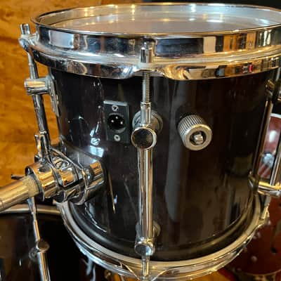 Sonor Hilite 20/10/14 Drum Set – Dark Violet – Vintage German Maple – EV Mics & dDrum Triggers image 11
