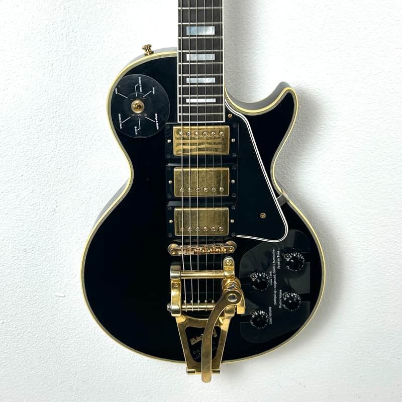 Gibson Custom Shop VOS Jimmy Page Signature Les Paul Custom 2008 - Black image 1