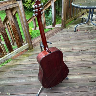 Greg Bennett Samick. D-1/BS acoustic guitar - dark burst image 5