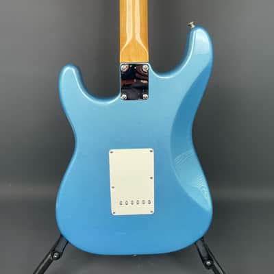 Fender Standard Stratocaster Electric Blue Metallic MIM 2004 Rosewood w/ Fender Tweed Hard Case image 3