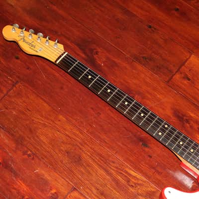 1960 Fender Slab Board Telecaster Rare Duco Red Lefty image 10