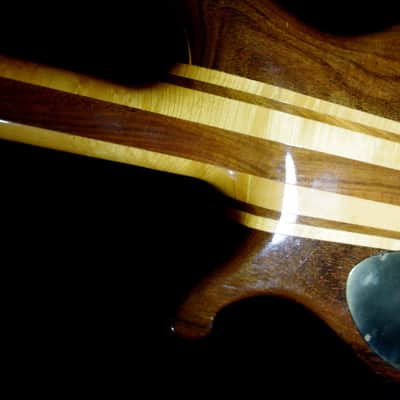 J. K. LADO SUPER FALCON II 1981 Natural. SOLID WOOD BASS. Incredible Sound. HANDBUILT. Beautiful. image 15