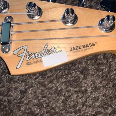 1998 Fender Standard Jazz Bass V 5 string electric bass guitar with fender ata Hardshell case image 4