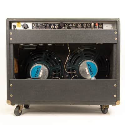 1981 Fender Twin Reverb Silverface Amp w/ Jensen Speakers, Recapped, Footswitch image 5