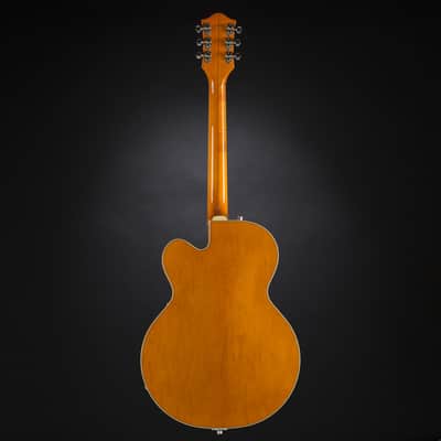 Gretsch G6120T-59 Vintage Select Chet Atkins Vintage Orange Stain Lacquer - Semi Acoustic Custom Guitar image 7