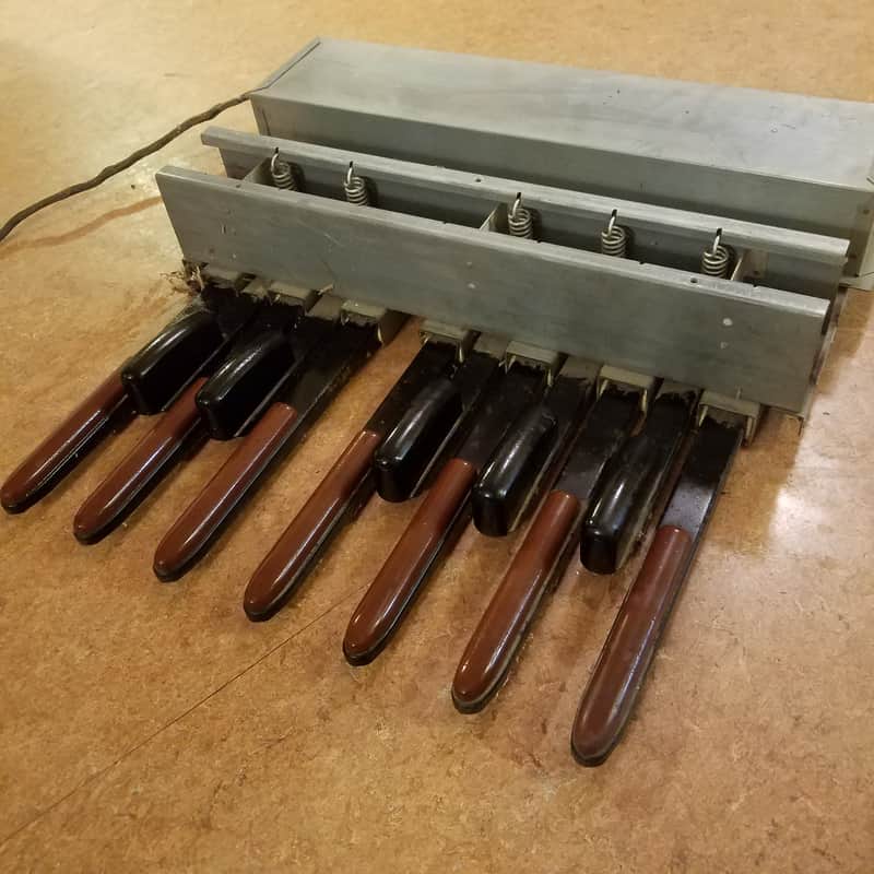 Hammond Pedal Board M-3 M3 12 pedal key Bass Assembly foot Switches Organ Midi project 1956 image 1