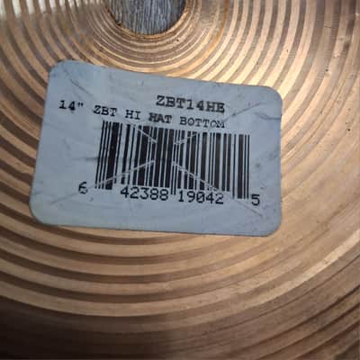 Zildjian 14" ZBT Hi-Hat Cymbals (Pair) 2004 - 2019 - Traditional image 5