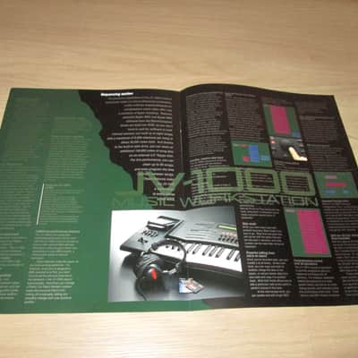 Roland JV-1000 Brochure -Original Vintage Synthesizer Catalog image 4