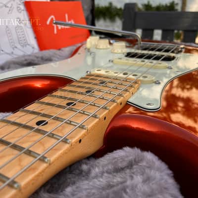♚SUPERB♚RARE♚2015 FENDER AMERICAN ELITE STRATOCASTER HSS* USA♚AUTUMN BLAZE♚Ultra image 7