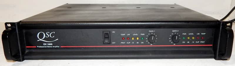 QSC EX 1600 power amplifier | Reverb