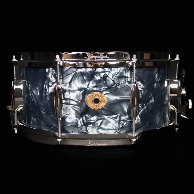 Slingerland 14" x 6.5" Radio King Artist Snare Drum, Black Diamond Pearl image 1
