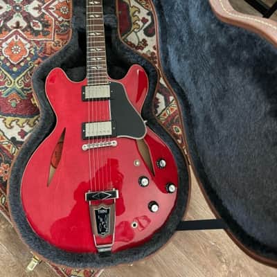 Gibson ES-335 Trini Lopez - Cherry - Diamond Electric Guitar Trini Lopez Reissue 2014 - Cherry image 20