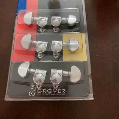 Grover Rotomatic Tuners Chrome image 1