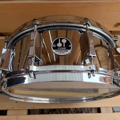 SONOR STEVE SMITH SIGNATURE CAST STEEL SNARE 14" X 5.5" / DISCONTINUED MADE IN GERMANY image 2