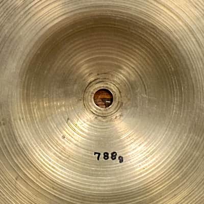 14" Zildjian A 1940s-1950s Trans Stamp Hi-Hat Cymbal Pair 762g/788g *Video Demo* image 12