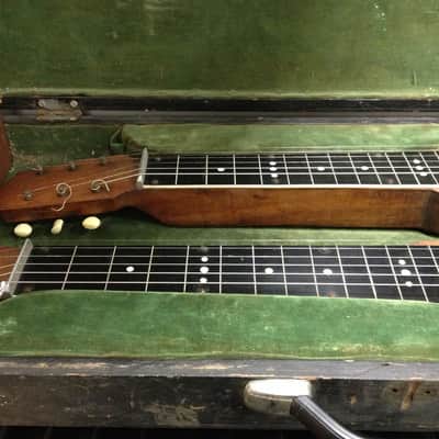 Very Rare Koa Wood Lap Steel Made for Hawaiian David Keli'i  Natural with Original Case Vintage Rare image 5