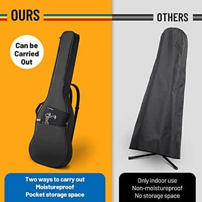 Guitar Dust Cover Bag Electric Gig Bag Soft Case Musical Instruments Accessories image 2