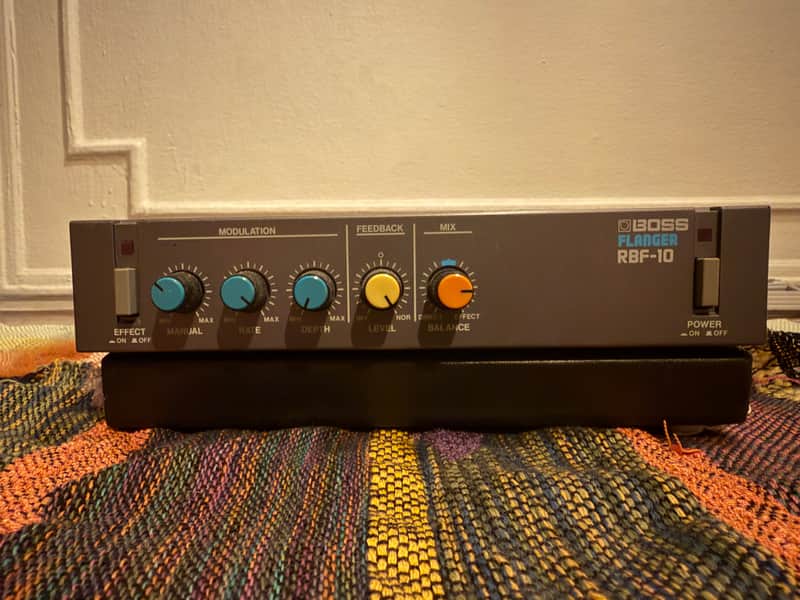 Boss RBF-10 Micro Rack Series Flanger 1985 - 1986 - Black
