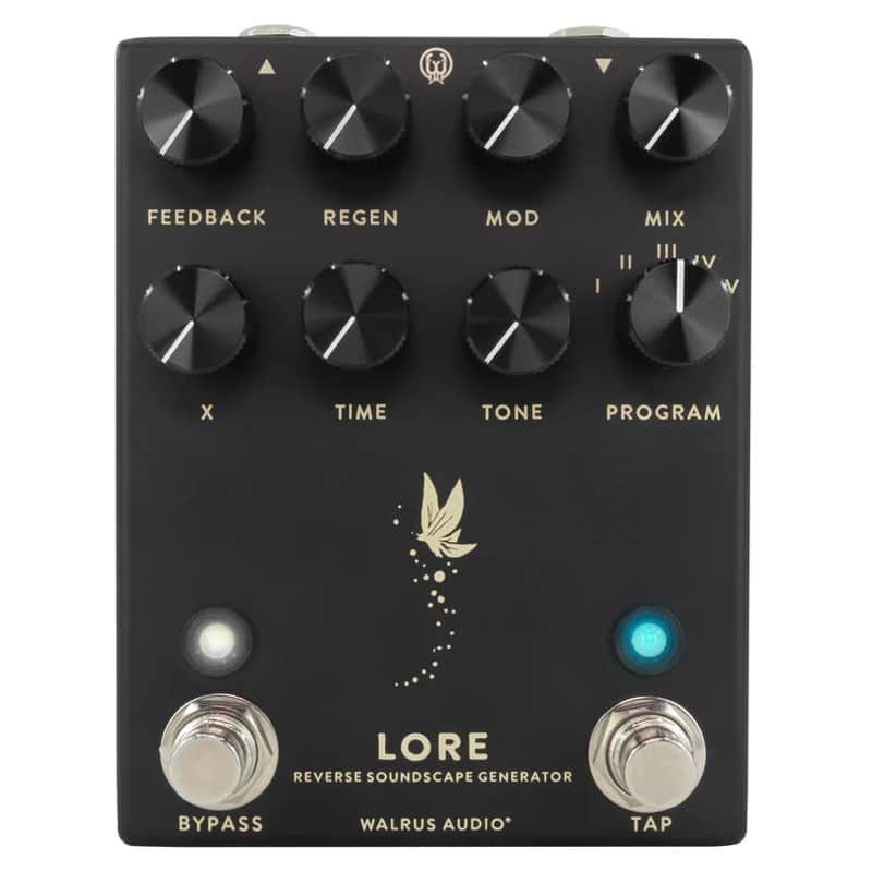 New Walrus Audio Lore Reverse Soundscape Generator Black Guitar Effects Pedal image 1