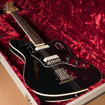 Fender FSR Thinline Jaguar 50th Anniversary 2012 Gloss Black MIJ w/ G&G Tweed Case image 1