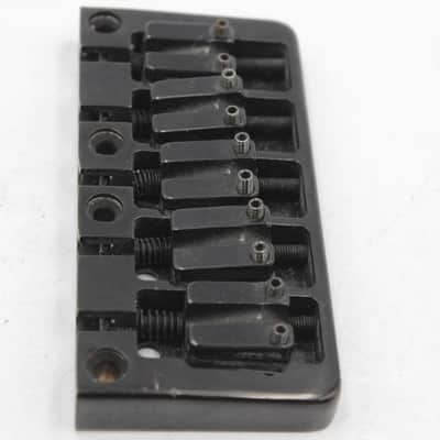 OEM Ibanez B105 5-String Bass Bridge - Cosmo Black, Dual-Load (Soundgear SR305 / BTB / Ergodyne) image 5