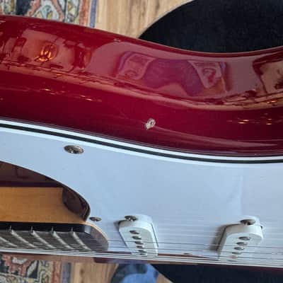 Fender Stratocaster 1994 - Foto Flame Red maple top image 9