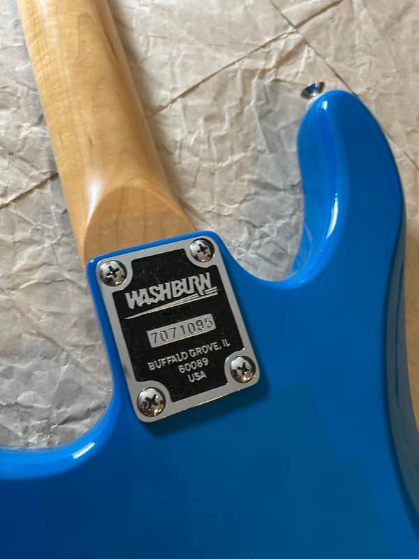 Washburn G-Junior G-JRV late-80s - Blue MIK 25.4scale Small | Reverb
