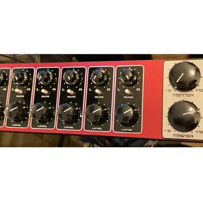 Black Lion Audio PM-8 MKII Passive Summing Mixer 2010s - Red and Black image 4