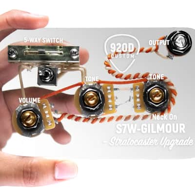920D Custom S7W David Gilmour 7-Way Wiring Harness for S Style Guitar