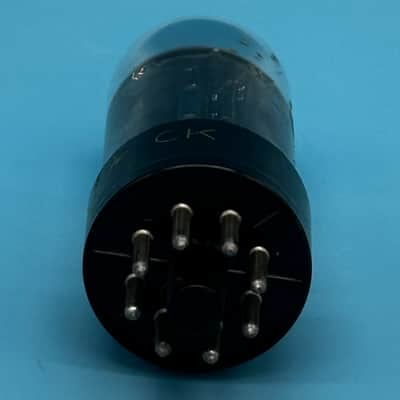1950s Sylvania 6SN7GTB Vintage Chrome Top Black Plate Preamp Tube! T295 image 5