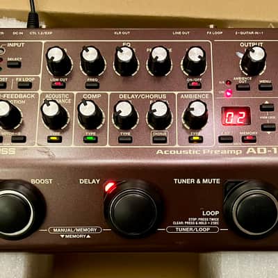 Boss AD-10 Acoustic Preamp/DI/Looper image 2