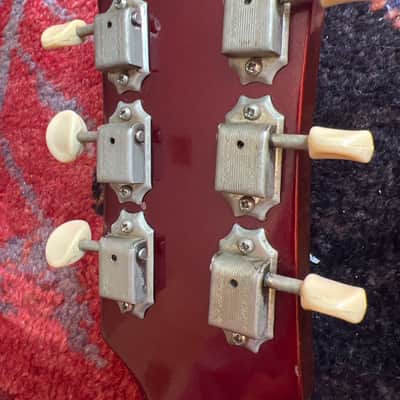 1967 Gibson ES-330TD Sparkling Burgundy Metallic image 11