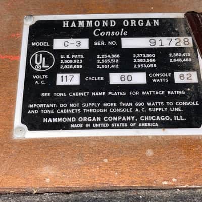 Hammond C3 1955 - 1974 - Natural image 7