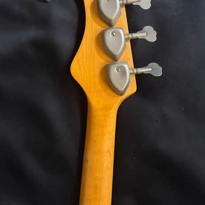 Kapa Continental Bass Guitar - Slim Hofner Neck - Short Scale - Two Pickups - Padded Gig Bag - 1967 image 9