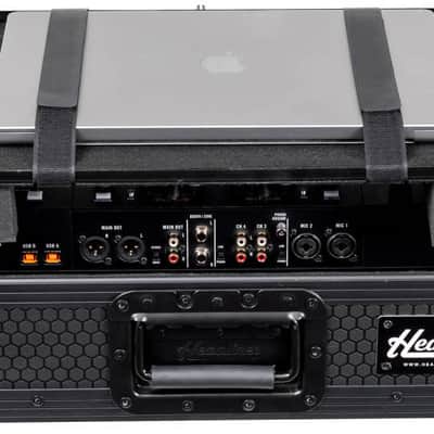 Headliner HL10016 Pitch Black Rolling Flight Case For Rane Four w/ Laptop Platform, Pitch Black image 5