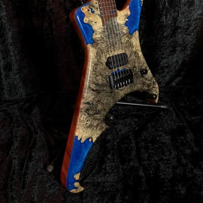 TWS (TW Smith) Guitars Spitfire Baritone Buckeye Burl Warrior image 5