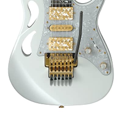 Ibanez PIA3761-SLW Steve Vai Signature Electric Guitar Stallion White image 1