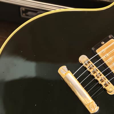 Vintage! 1976 Gibson Les Paul Custom Electric Guitar Black Ebony + HSC image 4