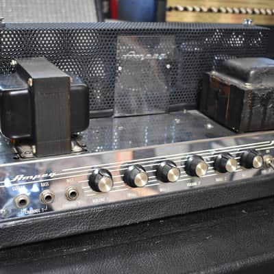 1967 Ampeg B-15N Portaflex Tube Amplifier Flip-Top Modified Black w/ 1x15" Cabinet image 3