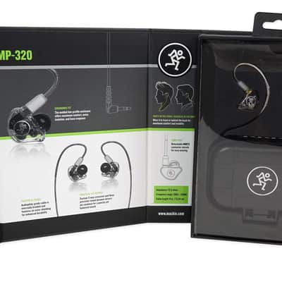 Mackie MP-320 Triple Dynamic Driver Professional In-Ear Monitors+Hard Case image 6